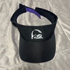 Taco Bell Black Visor
